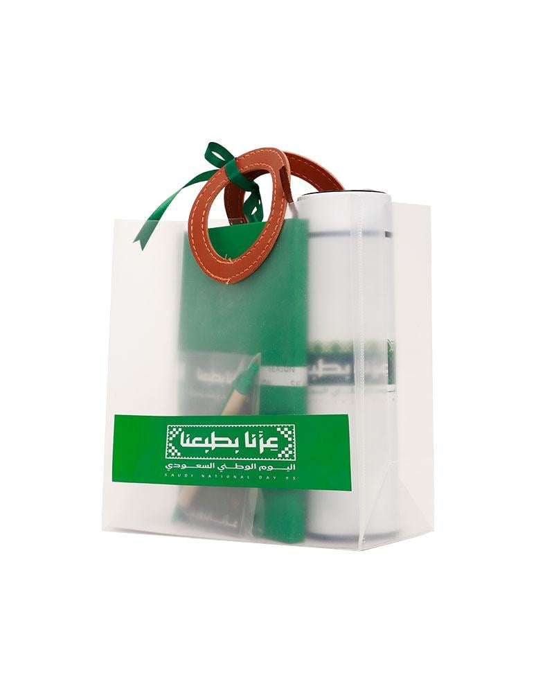 مق حراري مع دفتر وقلم اليوم الوطني