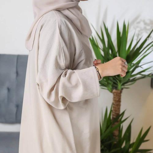 عباية سكري (بيج فاتح)