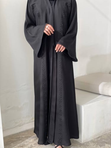 عباية كلوش بكلفه طوليه