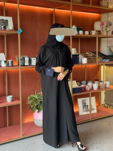 عباية بكم كحلي