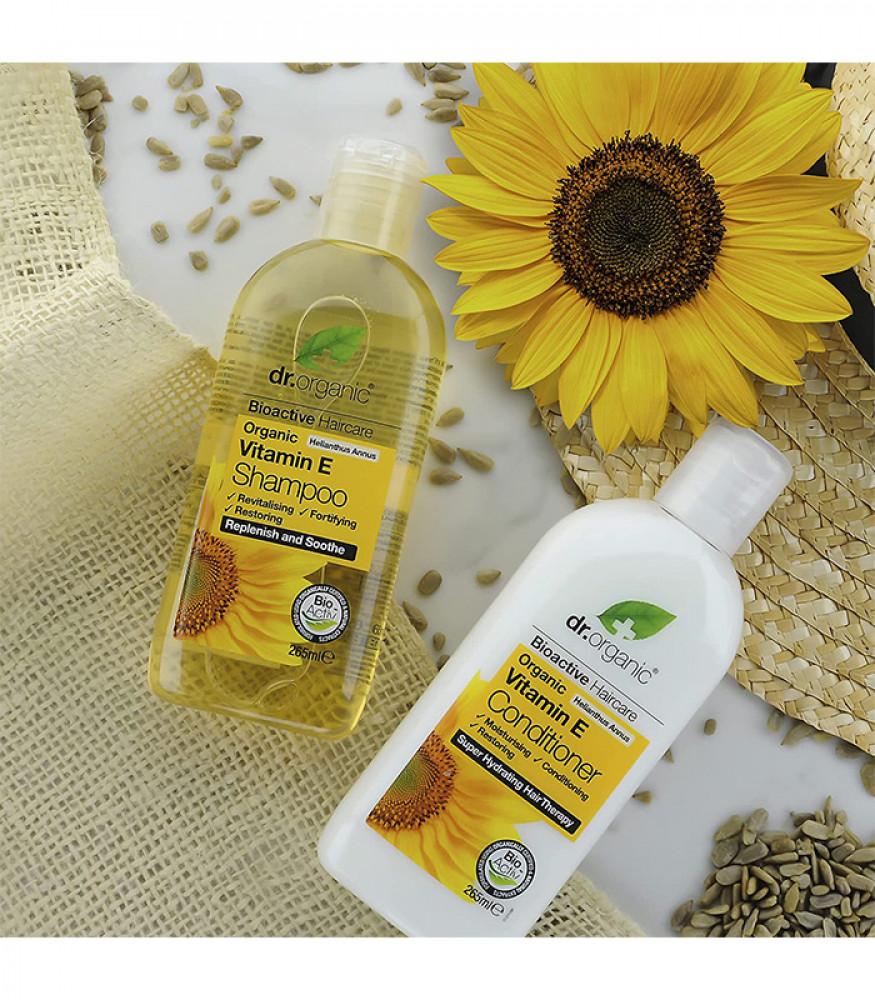 Dr. Organic Vitamin E Moisturizing Shampoo 265ml