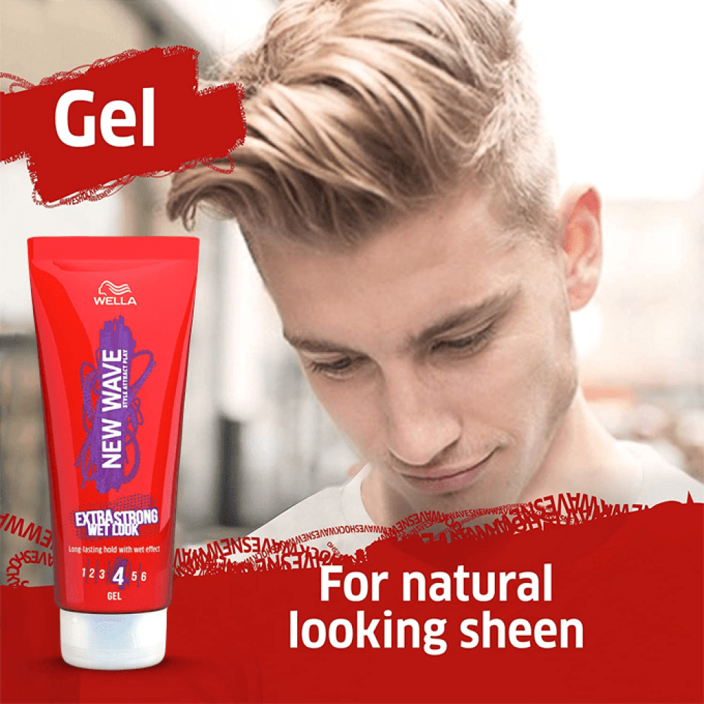 Wella New Wave Hair Gel Wet Look 200ml