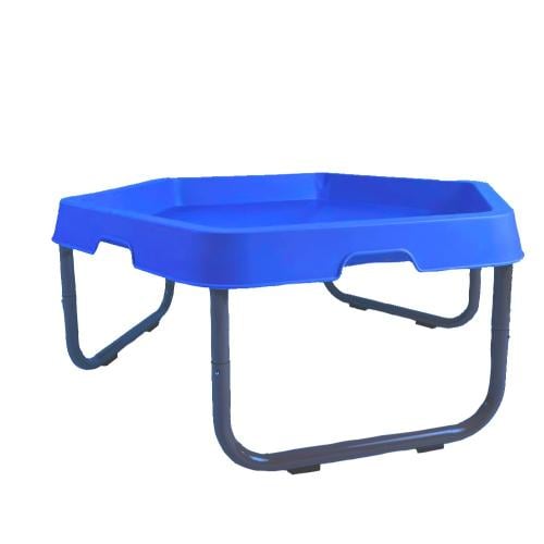 طاولة الرمل و الماء السداسية - أزرق