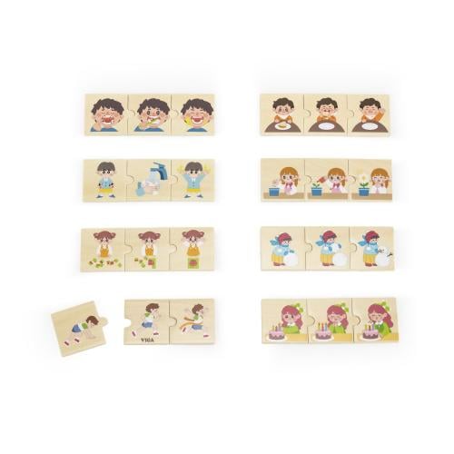 بزل التسلسل المنطقي ( الأنشطة اليومية )