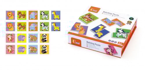 بزل التطابق حيوانات الغابة