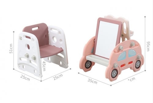 طاولة و كرسي الأنشطة مع مكبعات 62 قطعة