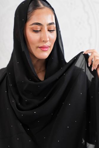 Crystal Hijab (SILVER) - طرحة الكريستال (فضي)