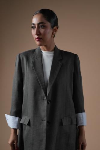 Casual Oversized Lenin Blazer Abaya