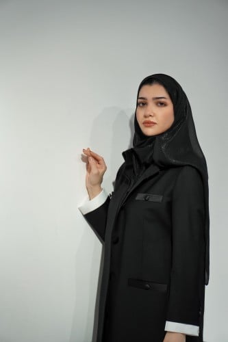 Summer Black Coat Cut