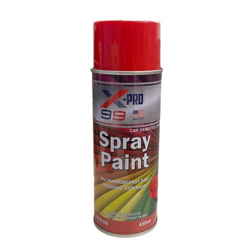 اكس برو 99 بخاخ بوية برتقالي احمر 6