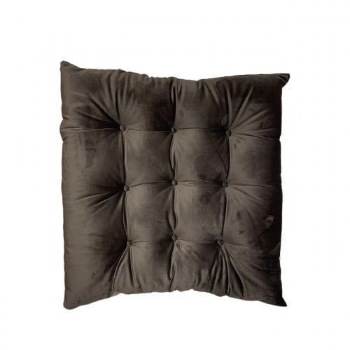 مقعد مربع مخمل