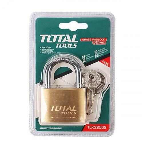 قفل TOTAL نحاس 3مفتاح 50MM