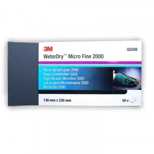 3M سنفرة يدوية جاف ومبلل 2000 138MM*230MM