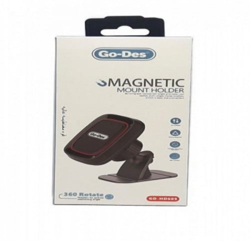 حامل جوال مغناطيس GD-HD609 للسيارة بخاصية الدوران...