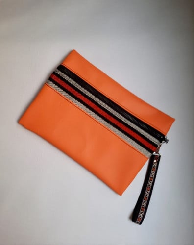 حقيبة باوتش أورانج بحزام سدو