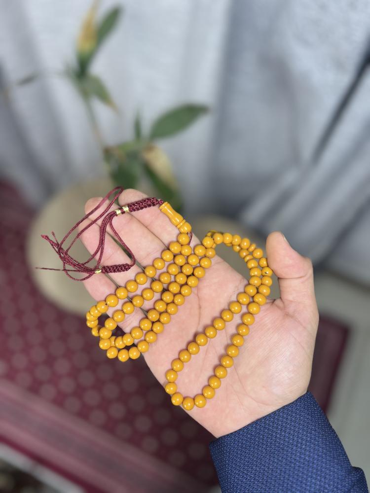 مسابح فاتوران بشكة قماش- كركمي