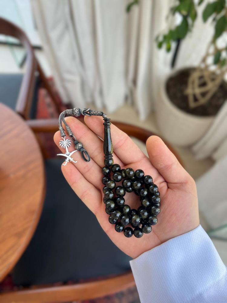 مسابح بكلايت بكرستالة فضة