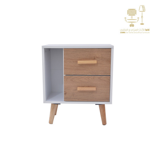 طاولة زاوية ابيض بيج C-MFC0480