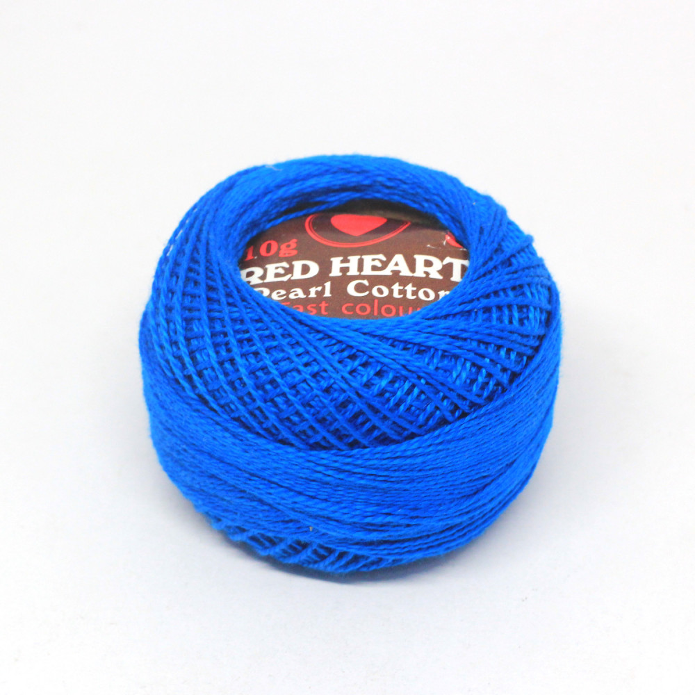 خيط تطريز Red Heart ازرق 10غرام رقم اللون 00410
