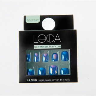 لوكا أظافر أزرق لماع 