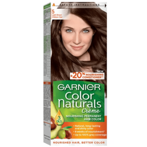 صبغة كولور ناتشرلز بني  فاتح 5 من غارنييه