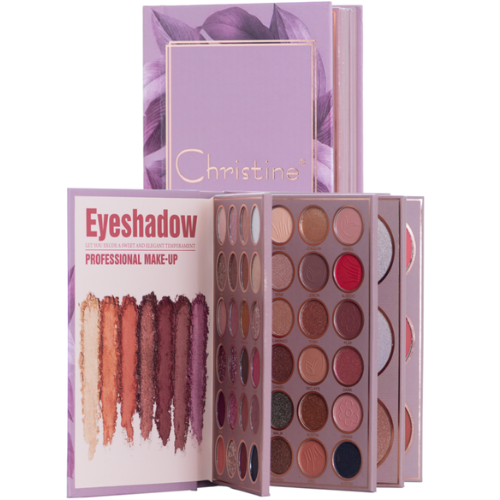 دفتر باليت  5 في 1 اظلال العيون و اضاءة و احمر خدود و احمر الشفاه و كونسيلر و تاتو الحواجب CH-K2312 من كرستين