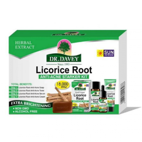 دكتور ديفي - مجموعة جدر عرق السوس لمقاومة حب الشباب