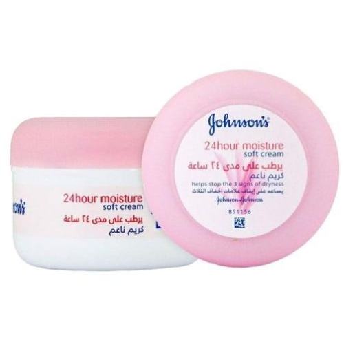 كريم ترطيب ناعم لمدى 24 ساعة من جونسون 100 مل