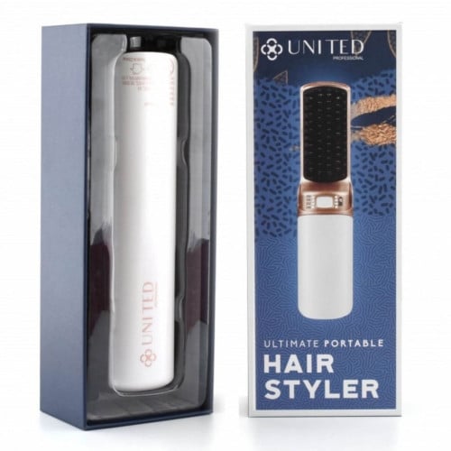 يونايتد بروفيشنال - مصفف ومملس للشعر محمول