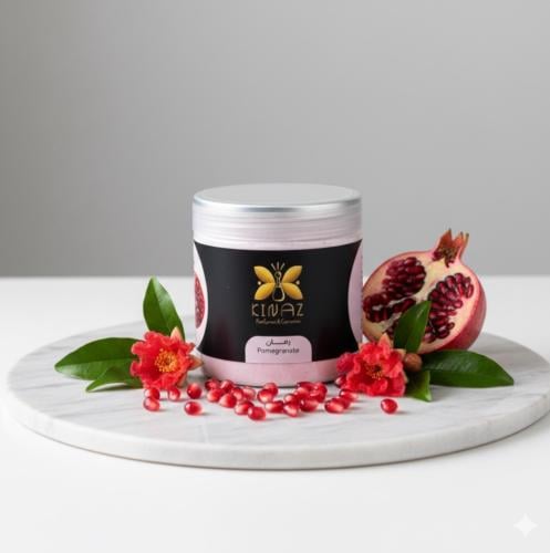 كيناز كريم سنفرة للوجه والجسم رمان400 مل