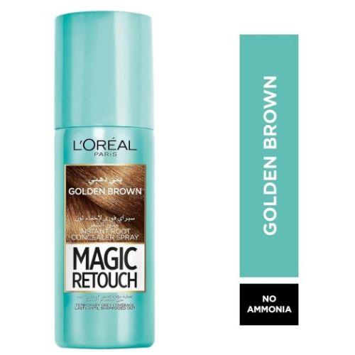 لوريال باريس -بخاخ لإخفاء لون جذور الشعر بني ذهبي  75 مل