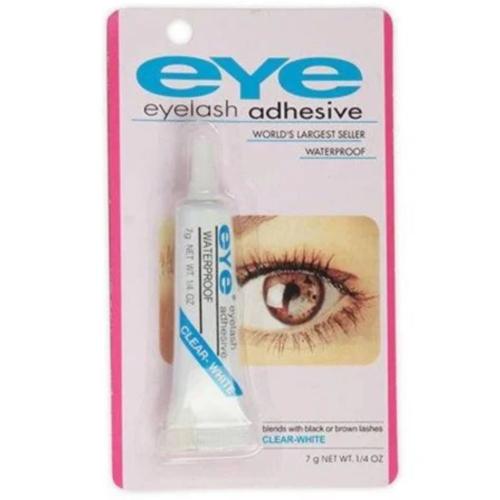 صمغ لاصق للرموش الصناعية ابيض شفاف من اي