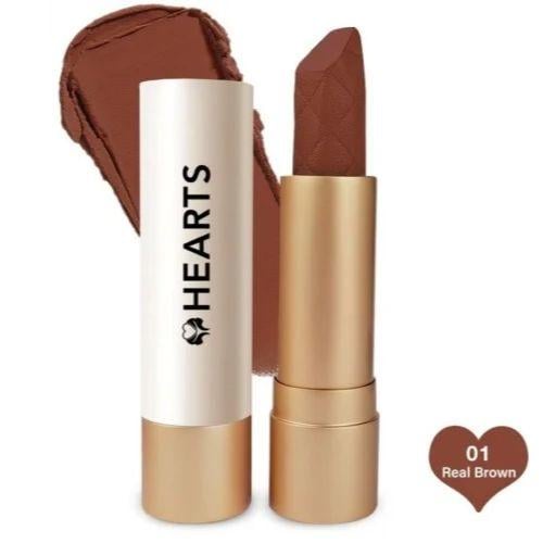 أحمر شفاه كريمي  Real Brown 01 من هارتس