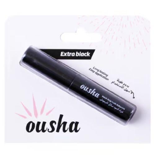 غراء رموش بفرشاة Extra Black  من اوشا