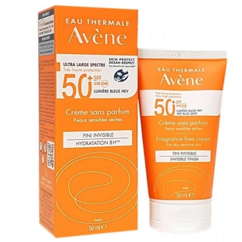 أفين - كريم واقي من الشمس للنساء  خال من العطر 50 مل