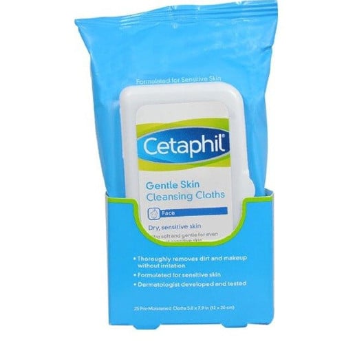 سيتافيل - مناديل منظفة لطيفة للبشرة الحساسة - 25 قطعة