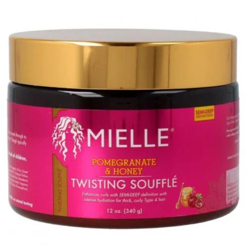 كريم الشعر سوفليه ملتوية بالرمان والعسل  من ميلي اورجانيكس 340جرام