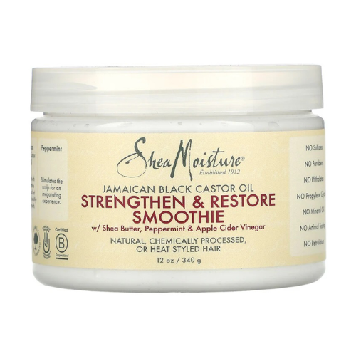 شيا مويستشر - كريم تجديد وتقوية الشعر بزيت الخروع الأسود الجامايكي 340 غرام