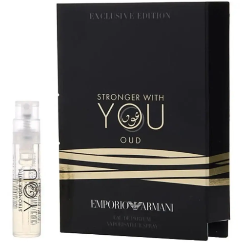عينة عطر إمبوريو من جورجو أرماني سترونغر ويذ يو عود 1.2 مل