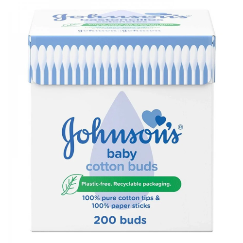 عيدان  تنظيف الأذن قطنية نقية من جونسون 200 عود