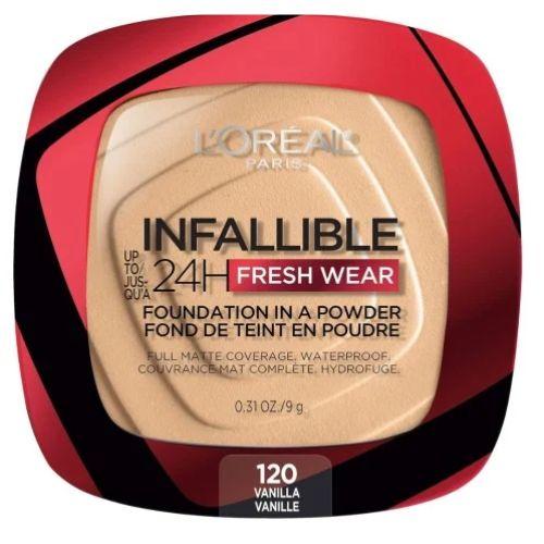بودرة كريم الاساس انفاليبل Vanilla120 من لوريال باريس