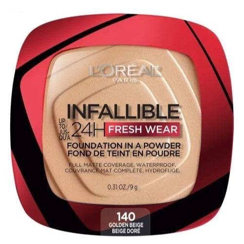 بودرة كريم الاساس انفاليبل Golden Beige 140 من لوريال باريس