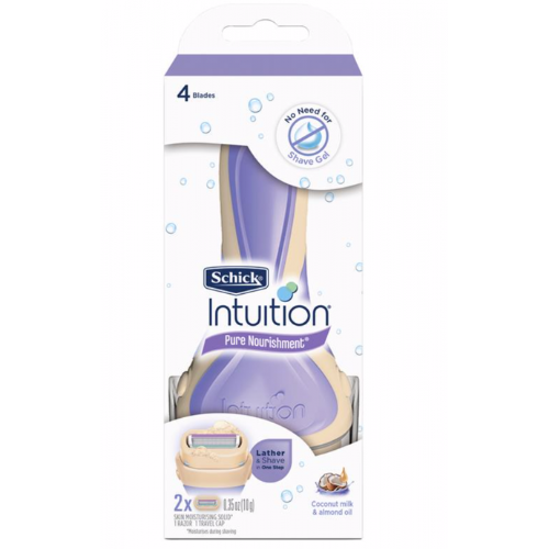 شيك انتويشن - شفرة حلاقة بخلاصة  زبدة الكاكاو