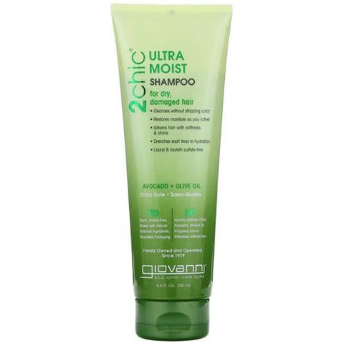 جيوفاني - شامبو فائق الترطب، للشعر الجاف والشعر التالف بالأفوكادو وزيت الزيتون 250 مل