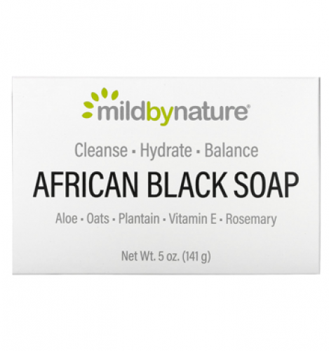 ميلد باي ناتشور - صابون أسود أفريقي، بالشوفان وموز الجنة 141 غرام