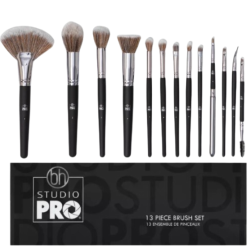 بي اتش كوزماتيكس - مجموعة فرش مكياج ستديو برو 13 فرشاة