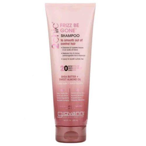 جيوفاني - شامپو للتخلص من التجعد بزبدة الشيا وزيت اللوز الحلو 250 مل