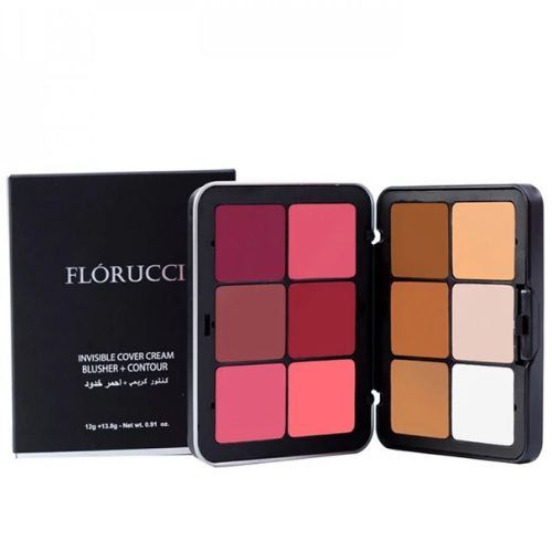 مجموعة احمر خدود و كونتور محدد وجه كريميمن فلورتشي