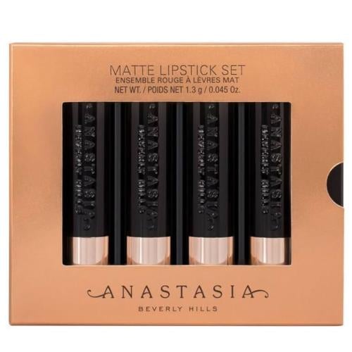 انستازيا بيڤرلي هيلز - طقم أحمر شفاه صغير مطفأ من 4 قطع نودز