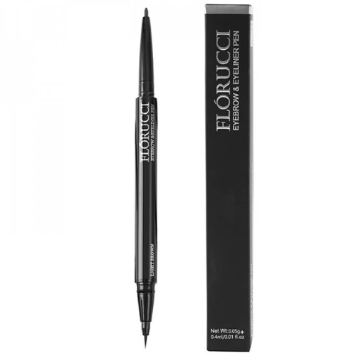 قلم العيون والحواجب بني فاتح من فلورتشي